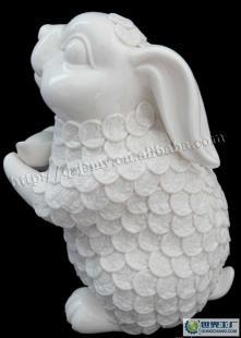 011吉祥萬(wàn)福兔 生肖擺件 高檔陶瓷工藝品 大_禮品.工藝品.飾品_世界工廠網(wǎng)中國(guó)產(chǎn)品信息庫(kù)